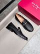 Ferragamo Man Black Calfskin Business Leather Shoes 0428107 (2)_th.jpg